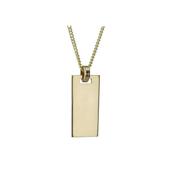 9ct. Gold Gents Ogham Personalised Pendant image