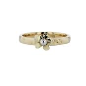 9ct Yellow Gold Burren Flower and Raindrop Ring image
