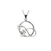 Intertwining Burren Flower Pendant image