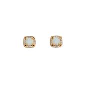 Opal and Diamond Earrings in 9ct Yellow Gold image