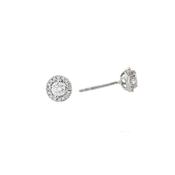 18ct White Gold .55ct Diamond Earrings image