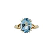Oval 4.94ct Aquamarine Dress Ring image