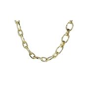 Oval Link 9ct Yellow Gold Handmade Chain image