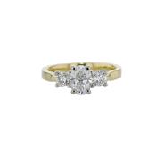 Trilogy - 3 Stone 18ct Yellow Gold Diamond Ring image