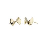 9ct Gold Lemon Slice Twist Earrings image