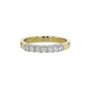 18ct Yellow Gold 7 Diamond Eternity Ring image