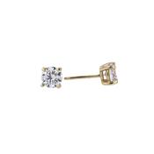 9ct. Yellow Gold Cubic Zirconia Earrings image