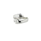 Sterling Silver Solid Hug Ring image