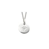 Star Disc Pendant With Cubic Zirconia image