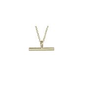 9ct Gold T-Bar Pendant image