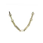 Flat Link 9ct Solid Gold Handmade Chain image