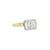 2.01ct Radiant LAB Grown Diamond Solitaire Ring image