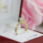 14ct Gold 'Coróin banríon' Queens Crown Ring