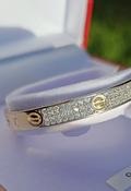 9ct Gold Girls / Baby Hinged Bangle 50mm with Safety Clasp