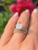 14ct Gold Clíona Natural Diamond Ring - Matching Band also available to complete the Ring Set