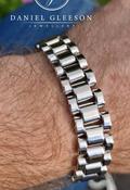 Sterling Silver Mens R Style Bracelet image