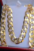 9ct Gold Curb Chain 10mm Wide