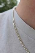 Tight Link 'Luxe' Heavy Guage Rounded Cuban Chain - Sterling Silver image