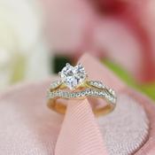 9ct Yellow Gold 'Hailey' Ring Set