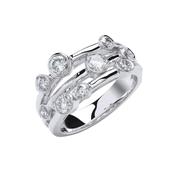 18ct White Gold Diamond Dress Ring - 1.30ct Diamonds image
