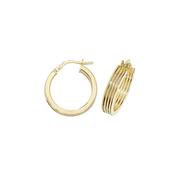 9ct Gold Hoop Earrings