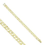 9ct Gold 'Atlas' Mens Curb Chaps Bracelet