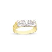 9ct Gold Cubic Zirconia Mum Ring image