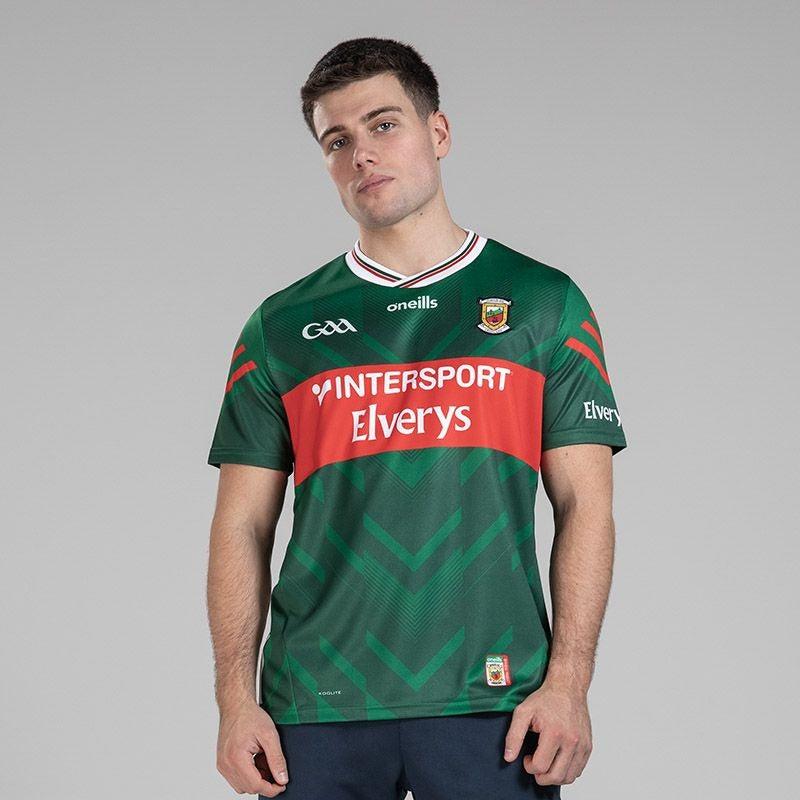 Short Sleeve O Neills Mayo Gaa O'Neills Mayo GAA 2025 Home Jersey