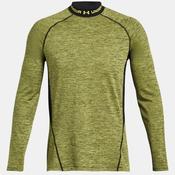 Under Armour ColdGear Twist Mock Baselayer Men's (Lime 743) image