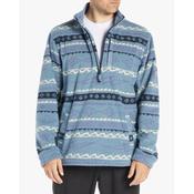Billabong Boundary Half Zip Mock Neck Fleece Men's (Washed Blue) image