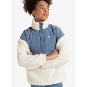 Roxy Waves Layered Half Zip Fleece Women's (White Blue) image