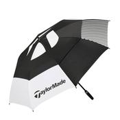 Taylor Made Double Canopy 64" Golf Umbrella (Black White)