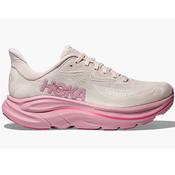 Hoka Clifton 10 Running Shoes Women's Wide (Rose Latte Rose Cream RMD)