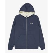 Billabong Arch Sherpa Full Zip Fleece Hoodie Men's (Ombre Blue)