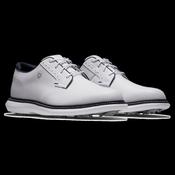 Footjoy Traditions Blucher Golf Shoes Men's Wide (White White Navy) image