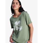 Roxy Oceanwave Regular Slub T-Shirt Women's (Oil Green GLD0) image
