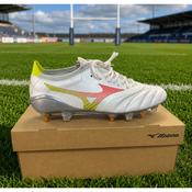 Mizuno Morelia Neo V Elite Mix SG Rugby Boots Men's (White Orange) image