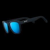 Goodr Mick And Keith's Midnight Ramble Sunglasses (Black Blue Mirrored) image