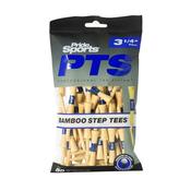 Pride PTS 3 1/4" Bamboo Step Tees (Blue) image
