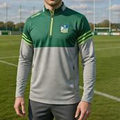 O'Neills Limerick Players Range 184 Half Zip Top Men's (Silver Bottle Green) image