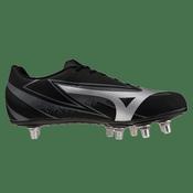 Mizuno Waitangi Pro SG Rugby Boots Men's (Black Galaxy Silver) image