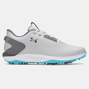 Under Armour Drive Fade 2 Golf Shoes Men's (White Silver 011) Wide Fit image