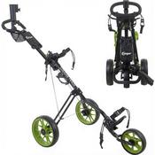 Cougar Track 3 Wheel Golf Trolley (Black Green) image