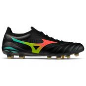 Mizuno Morelia Neo IV Elite FG Football Boots Men's (Black Orange) image