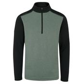 Ping Ramsey Half Zip Top Men's (Laurel Green Marl Black)