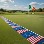 Ryder Cup EU and USA 25 Meter Bunting