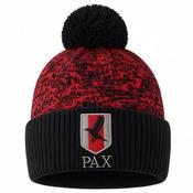 Glenstal Abbey Bobble Hat Unisex (Black Red)