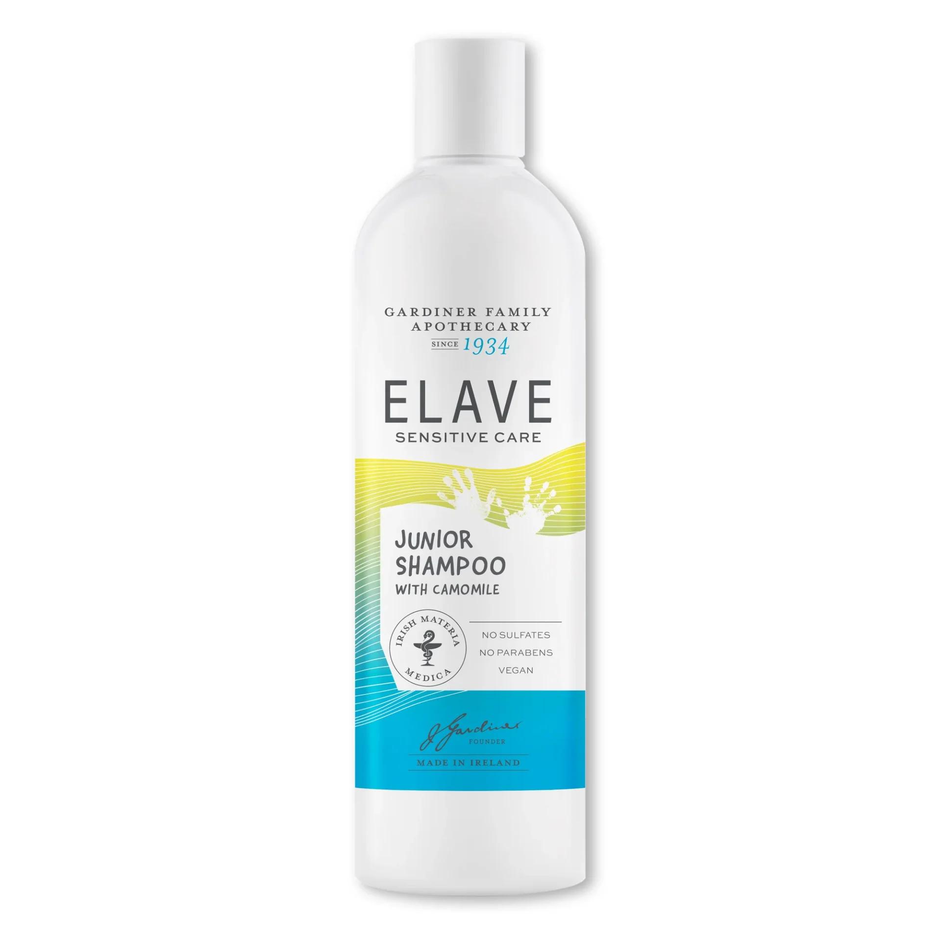 Elave Junior Sensitive Shampoo 250ml - Sulfate Free for Delicate Skin & Scalp