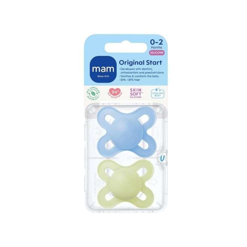 MAM Soother 0-2 Months Neutral Colour Whale Elephant Heart