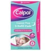 Calpol Vapour Plug Refill Pads 5 Pack - Lavender & Chamomile, Easy Breathing, 3+ months, Up to 8 Hours Release